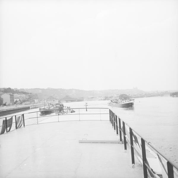 Inauguration du barrage de Pierre-Bénite (1967)